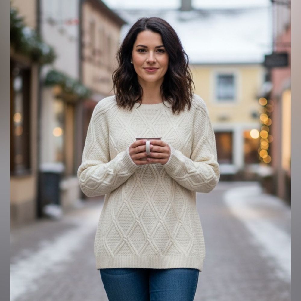 Take 50% OFF- Faded Glory Knit Sweater, Size-XXL (20)